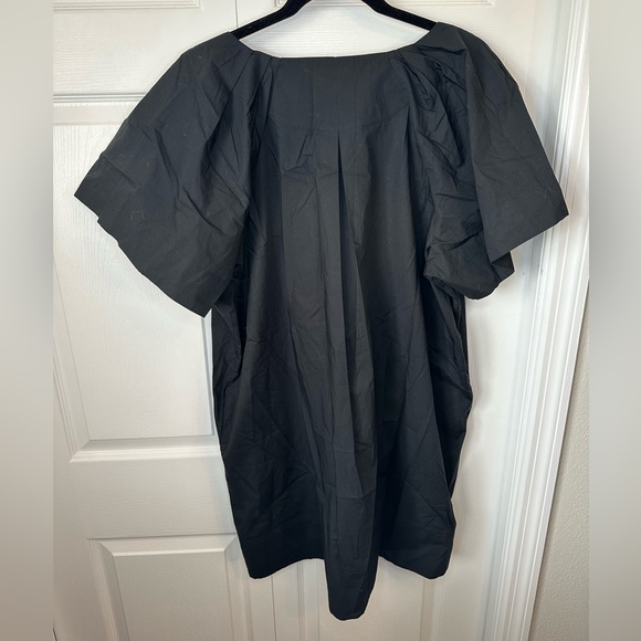 NWT Madewell V-neck Poplin Mini Shirt Dress with Pockets sz. XXL - Picture 7 of 8